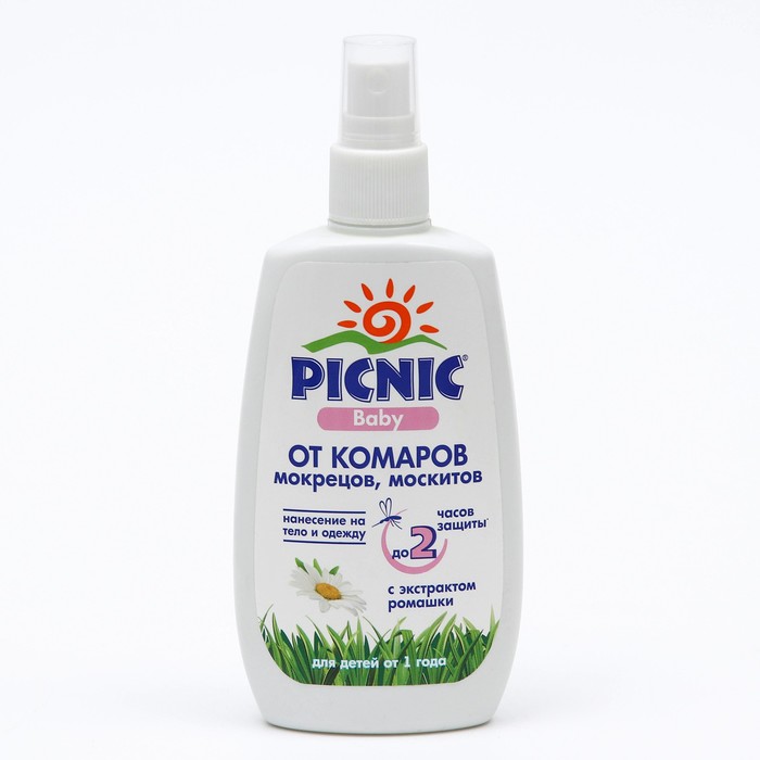 Спрей от комаров «Picnic Baby», 120 мл
