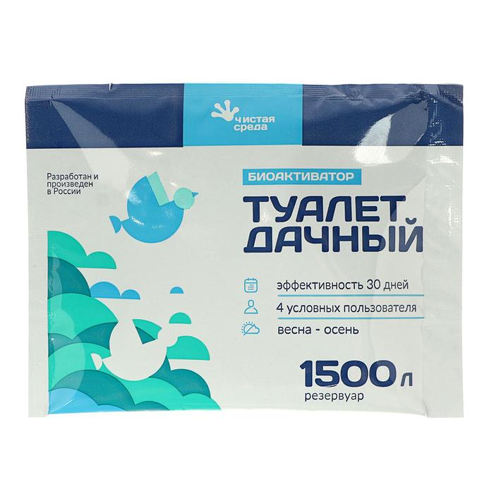 Биоактиватор для дачного туалета «Туалет дачный», 60 г