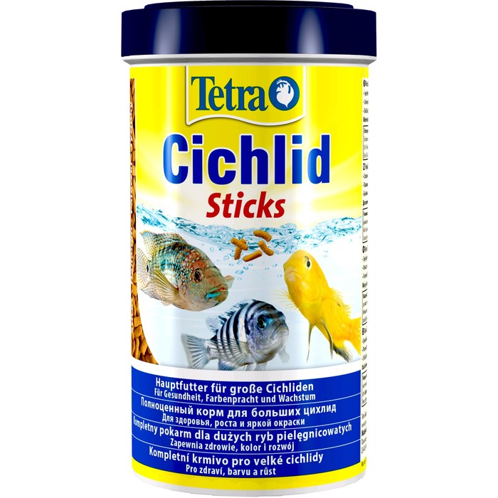 Корм TetraCichlid Sticks для рыб, гранулы, 500 мл, 160 г