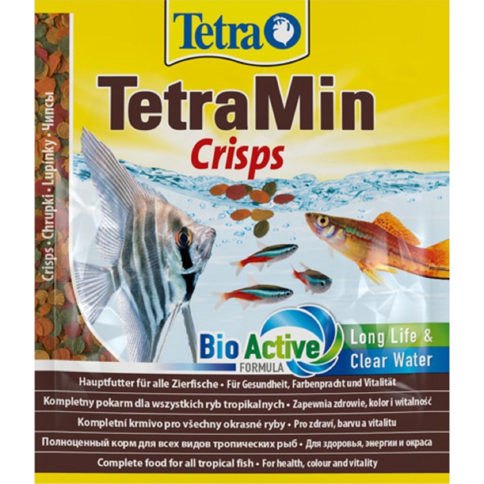 Корм TetraMin Crisps для рыб, чипсы, пакет, 12 г