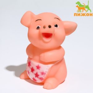 Игрушка пищащая «Веселая свинка – Малыш»