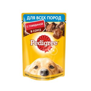 Влажный корм PEDIGREE для собак, говядина в соусе, 85 г