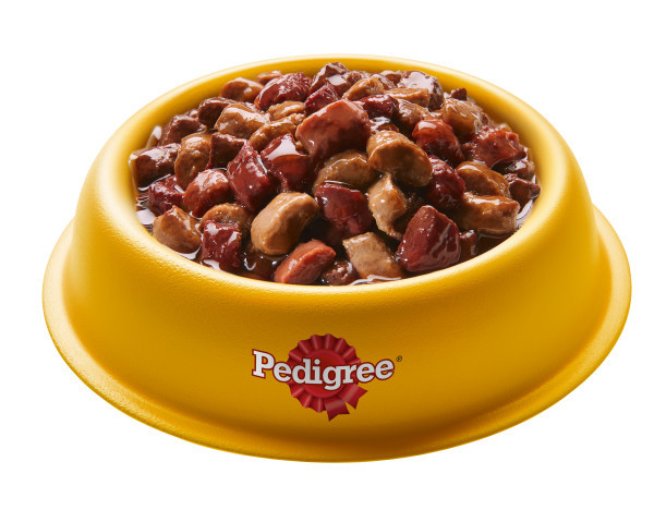 Набор влажных кормов PEDIGREE, для взрослых собак, три вкуса, 42шт х 85г