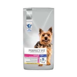 Сухой полнорационный корм PERFECT FIT для взрослых собак мелких и миниатюрных пород старше одного года, с курицей, 6 кг