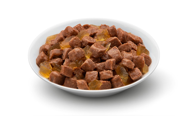 Влажный полнорационный корм KITEKAT для взрослых кошек со вкусом кролика в желе «Нежный кролик», 85 г