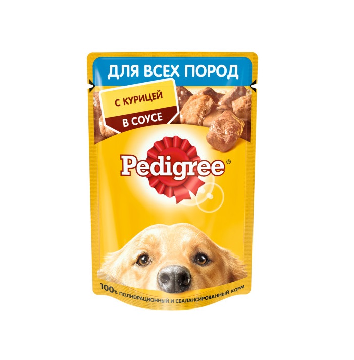 Влажный корм PEDIGREE для собак, курица в соусе, 85 г