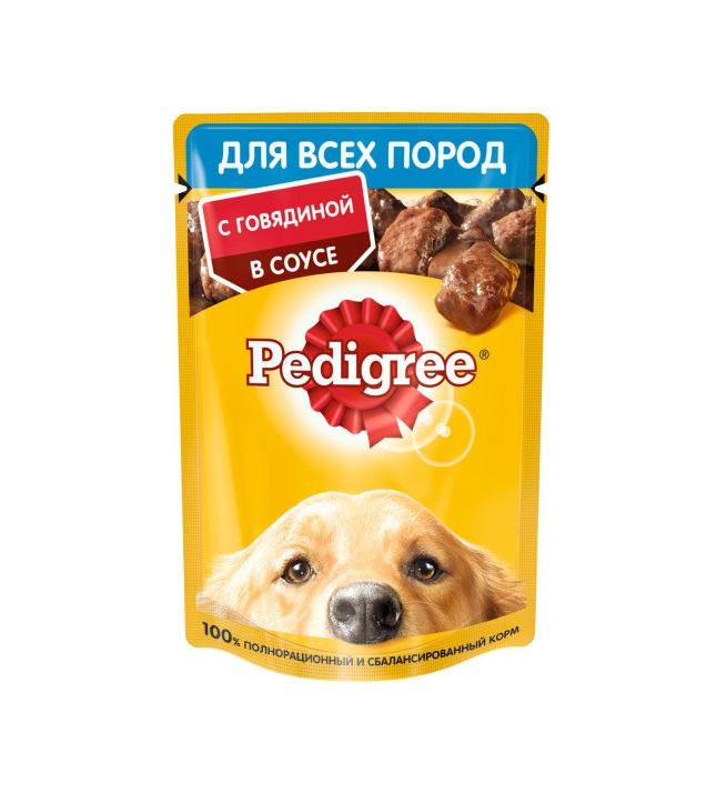 Набор кормов для собак PEDIGREE сухой для маленьких пород 2,2кг и влажный рацион 21шт х 85г
