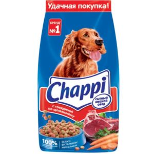 Сухой корм для собак Chappi «Сытный мясной обед. С говядиной по-домашнему», 15 кг