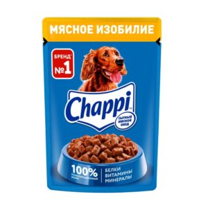 Влажный корм для собак Chappi «Сытный мясной обед. Мясное изобилие», 85 г