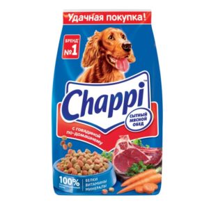 Сухой корм для собак Chappi «Сытный мясной обед. С говядиной по-домашнему», 2.5 кг